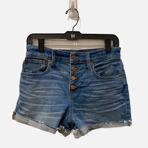 Madewell High-Rise Denim Shorts - waist 26